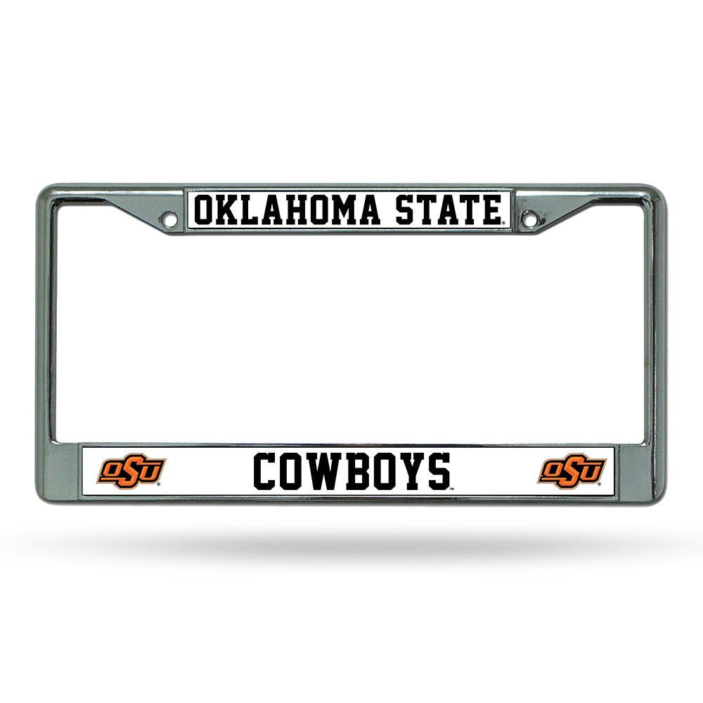 Oklahoma State Cowboys NCAA Chrome License Plate Frame