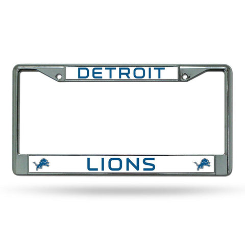 Detroit Lions NFL Chrome License Plate Frame