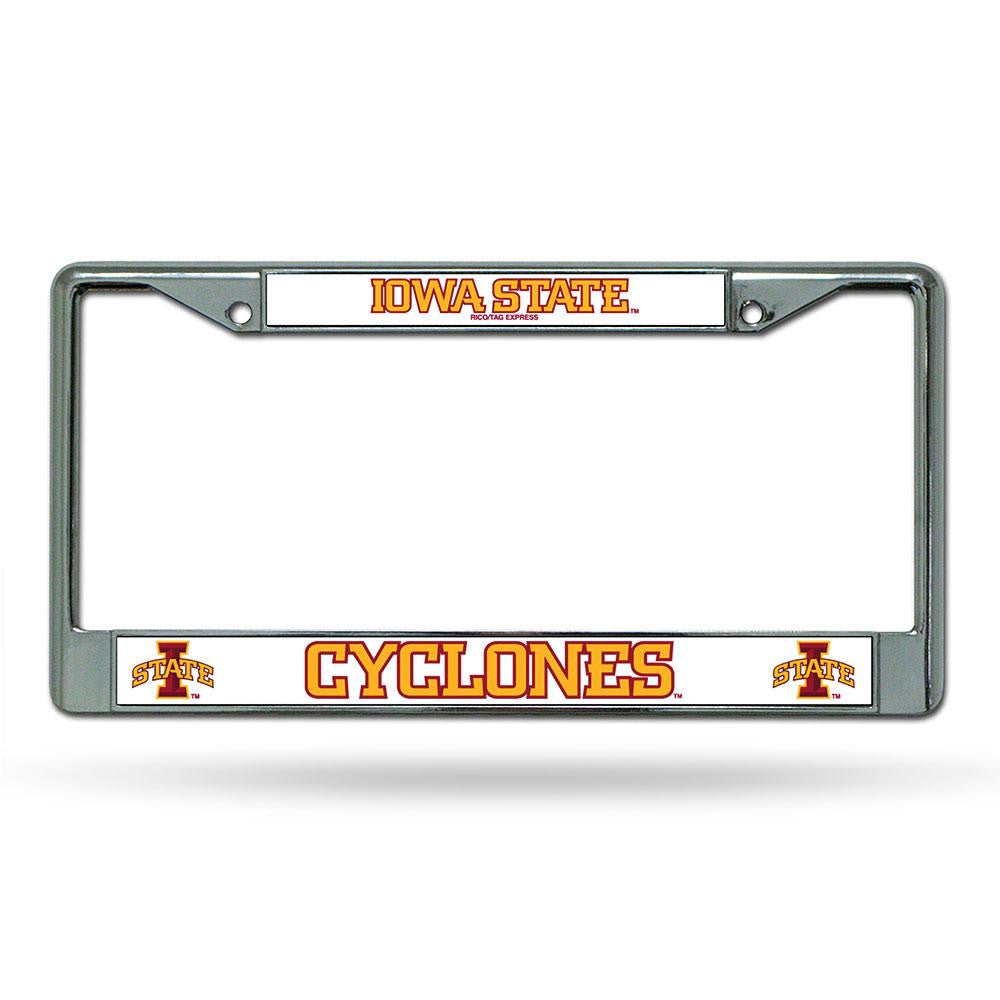 Iowa State Cyclones NCAA Chrome License Plate Frame