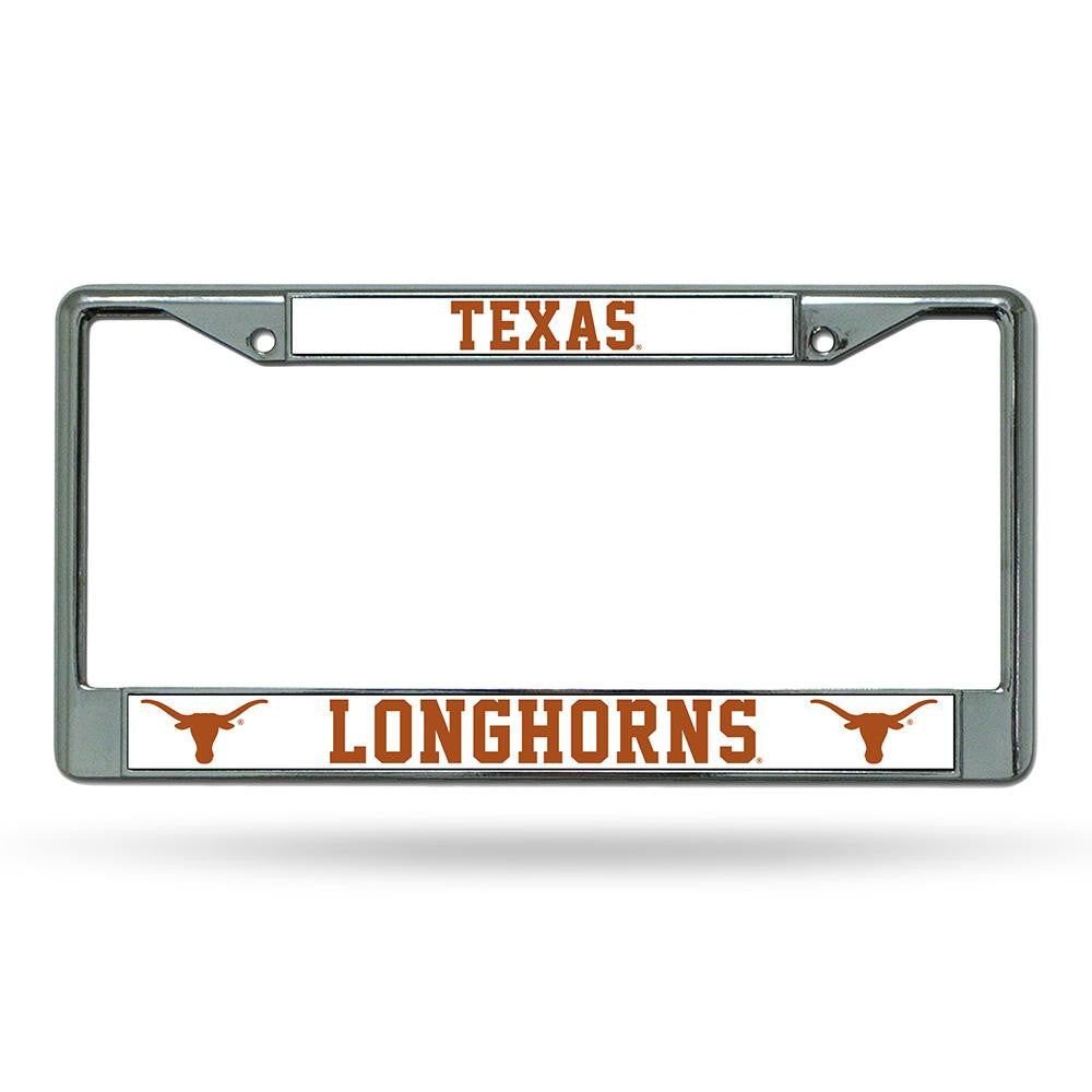 Texas Longhorns NCAA Chrome License Plate Frame