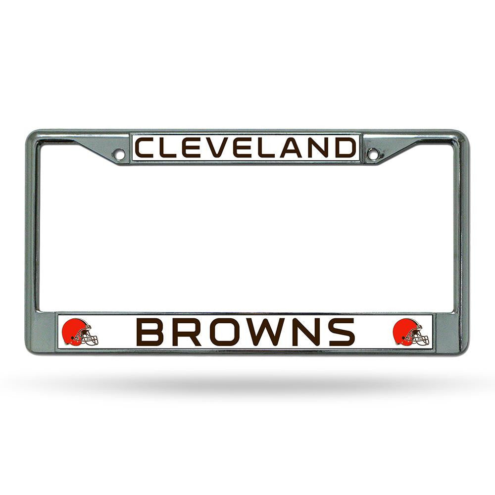 Cleveland Browns NFL Chrome License Plate Frame