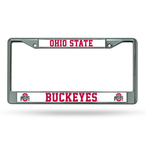 Ohio State Buckeyes NCAA Chrome License Plate Frame