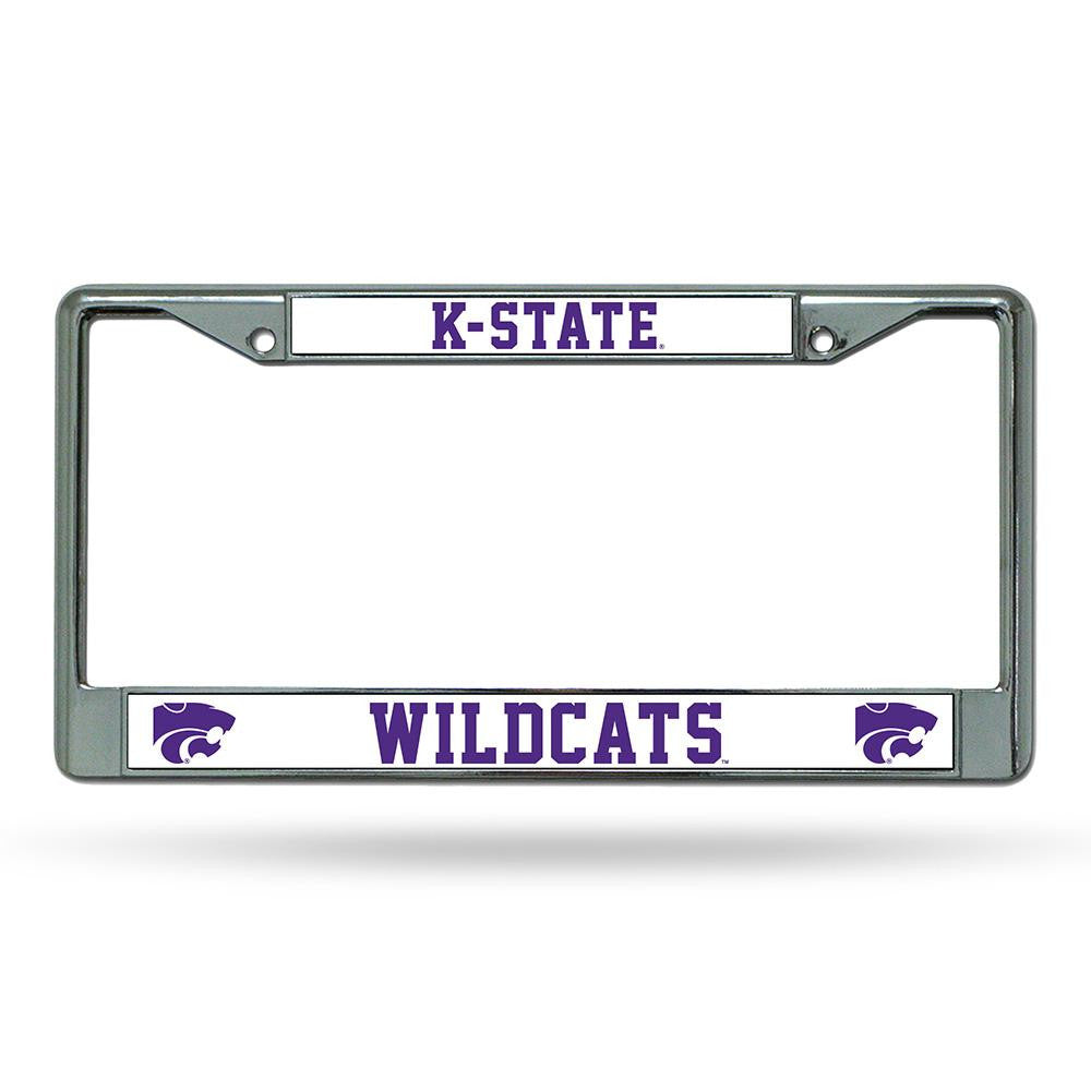Kansas State Wildcats NCAA Chrome License Plate Frame
