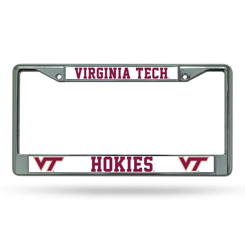 Virginia Tech Hokies NCAA Chrome License Plate Frame