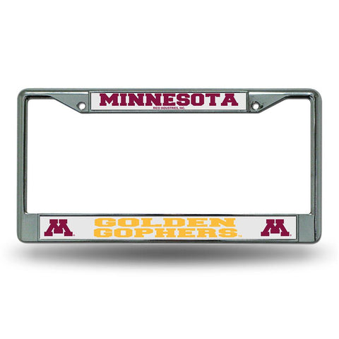 Minnesota Golden Gophers NCAA Chrome License Plate Frame