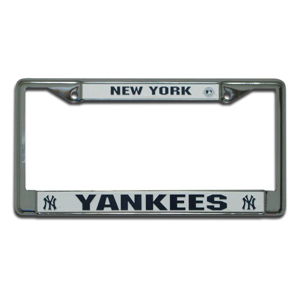 New York Yankees MLB Chrome License Plate Frame