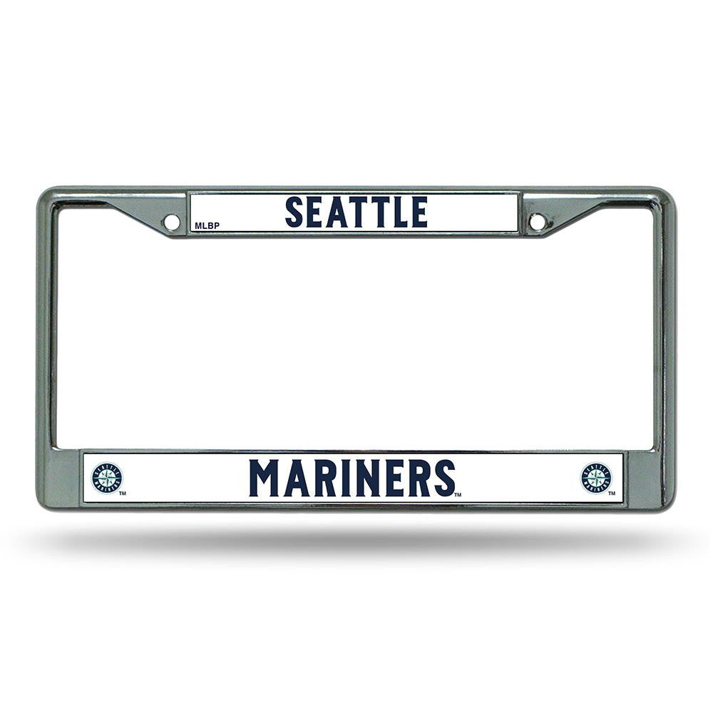 Seattle Mariners MLB Chrome License Plate Frame