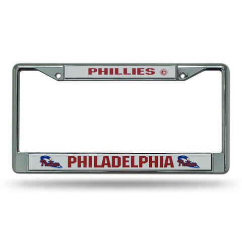 Philadelphia Phillies MLB Chrome License Plate Frame