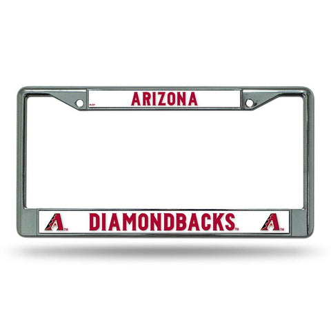 Arizona Diamondbacks MLB Chrome License Plate Frame