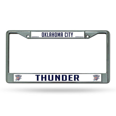 Oklahoma City Thunder NBA Chrome License Plate Frame