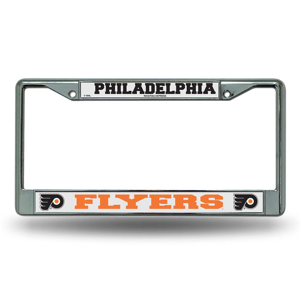 Philadelphia Flyers NHL Chrome License Plate Frame