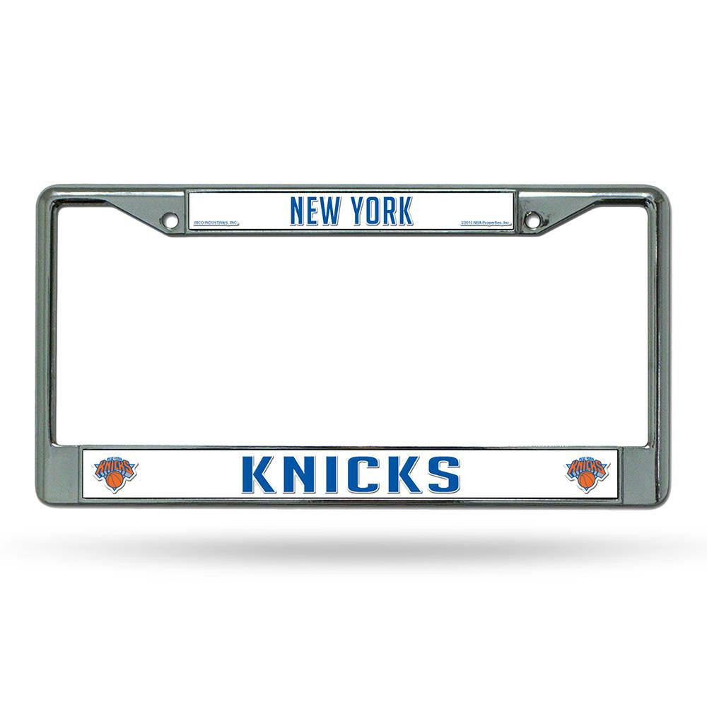 New York Knicks NBA Chrome License Plate Frame