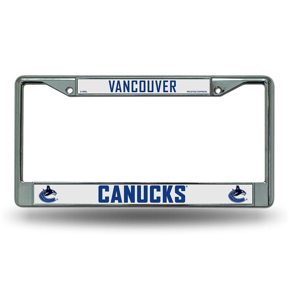 Vancouver Canucks NHL Chrome License Plate Frame