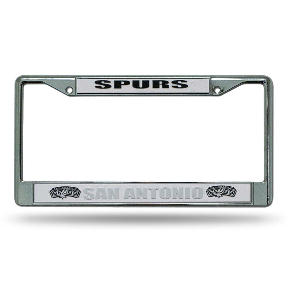 San Antonio Spurs NBA Chrome License Plate Frame