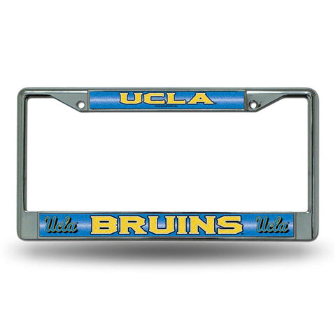 UCLA Bruins NCAA Bling Glitter Chrome License Plate Frame