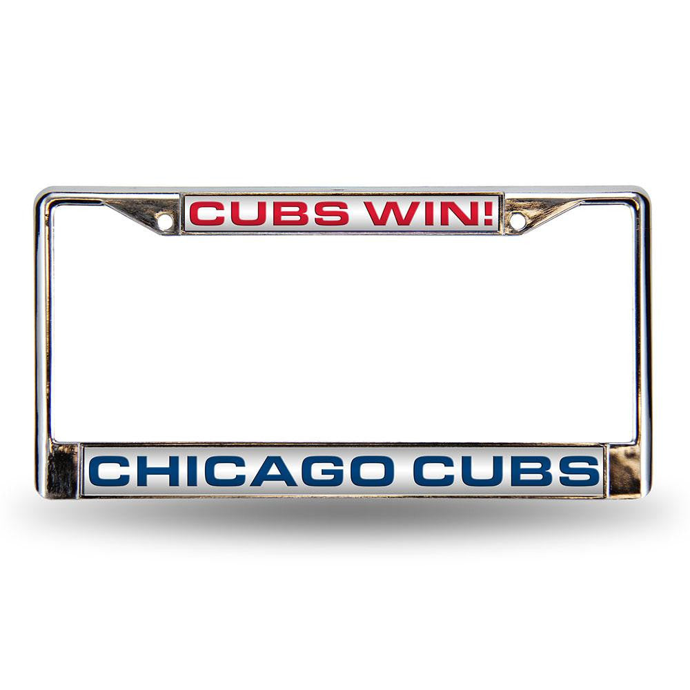 Chicago Cubs MLB Laser Chrome License Plate Frame