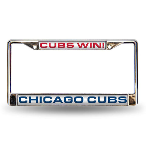 Chicago Cubs MLB Laser Chrome License Plate Frame