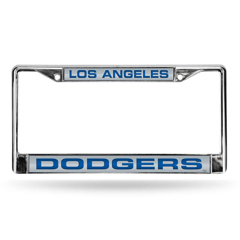 Los Angeles Dodgers MLB Chrome Laser Cut License Plate Frame