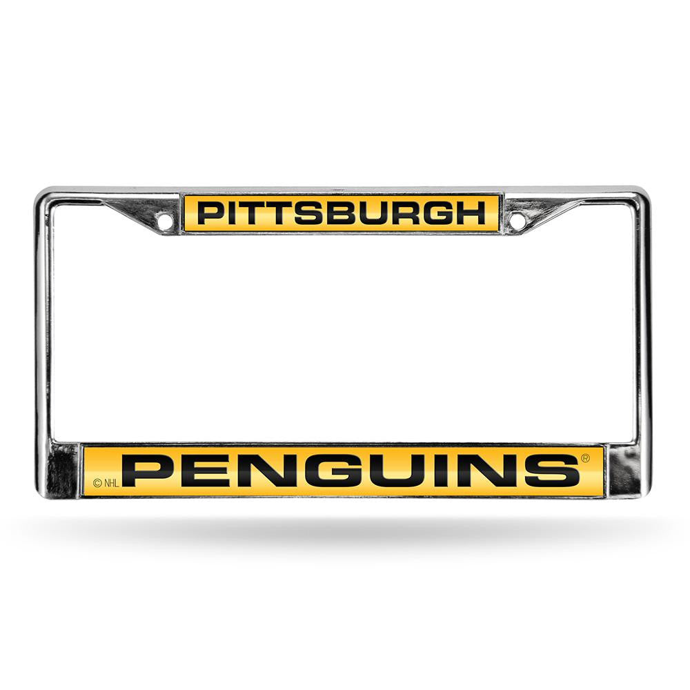 Pittsburgh Penguins NHL Laser Chrome Frame