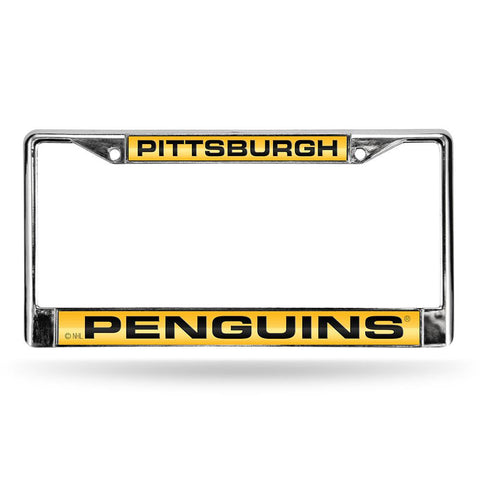 Pittsburgh Penguins NHL Laser Chrome Frame