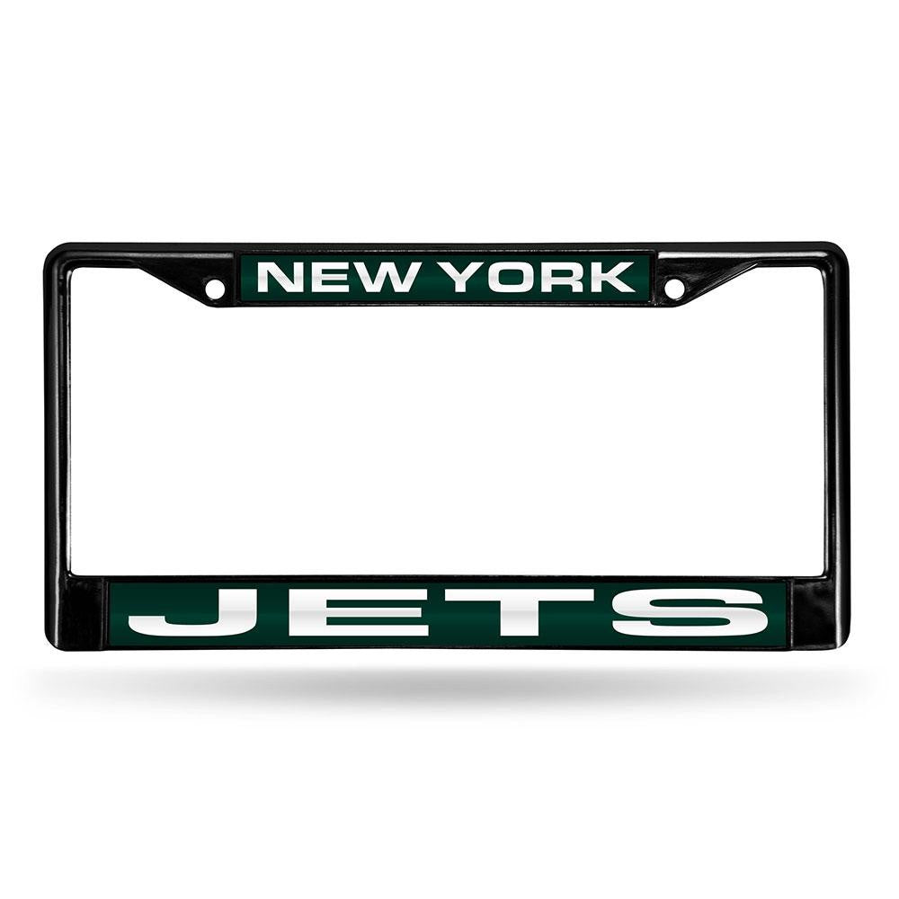 New york Jets NFL Laser Cut Black License Plate Frame