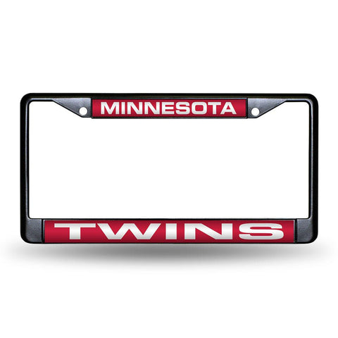 Minnesota Twins MLB Laser Cut Black License Plate Frame