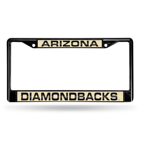 Arizona Diamondbacks MLB Laser Cut Black License Plate Frame