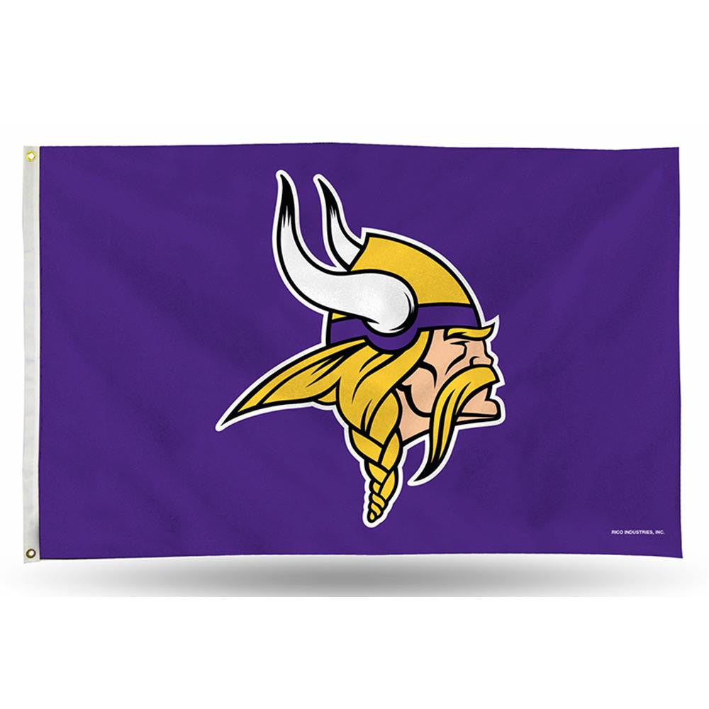 Minnesota Vikings NFL 3in x 5in Banner Flag