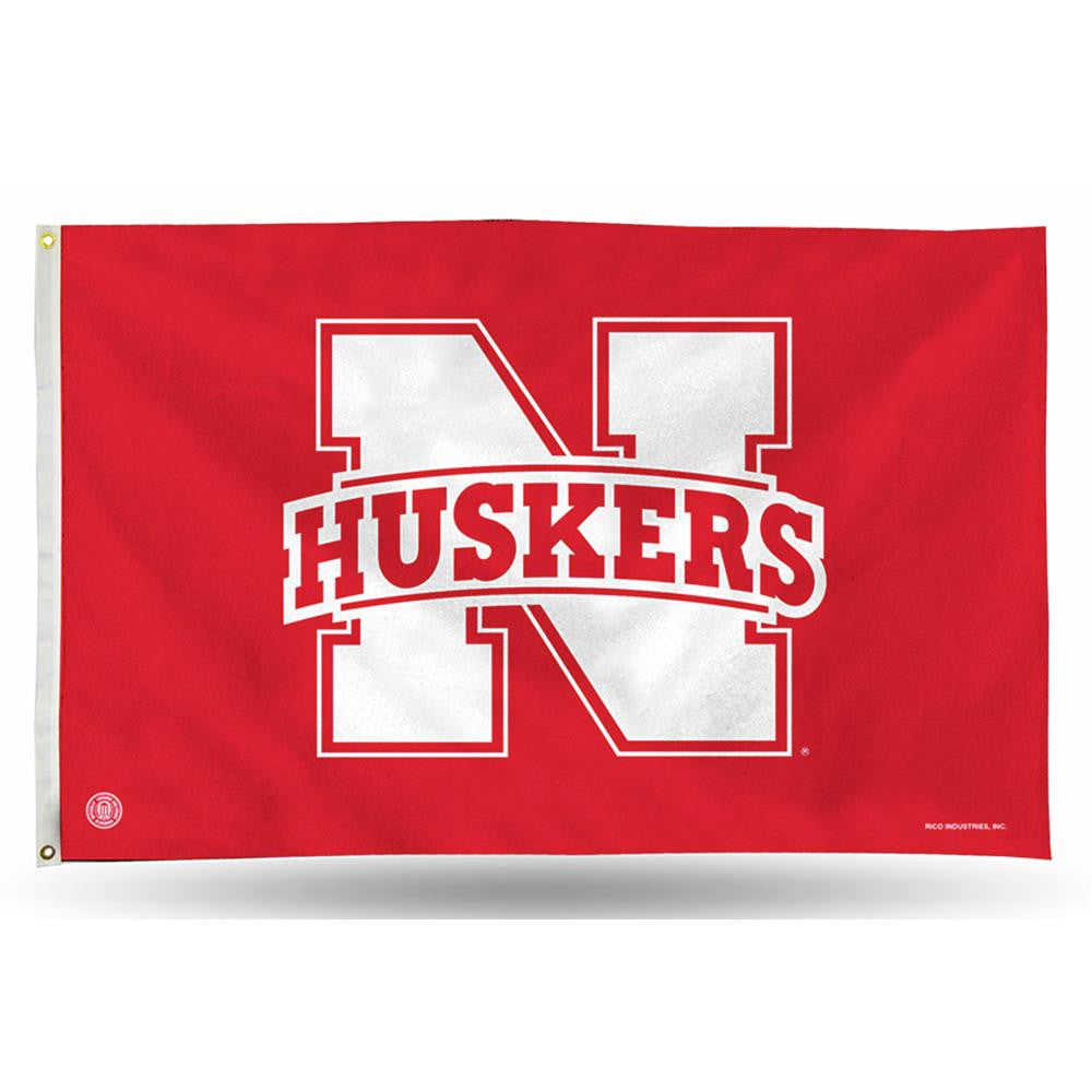 Nebraska Cornhuskers NCAA 3in x 5in Banner Flag