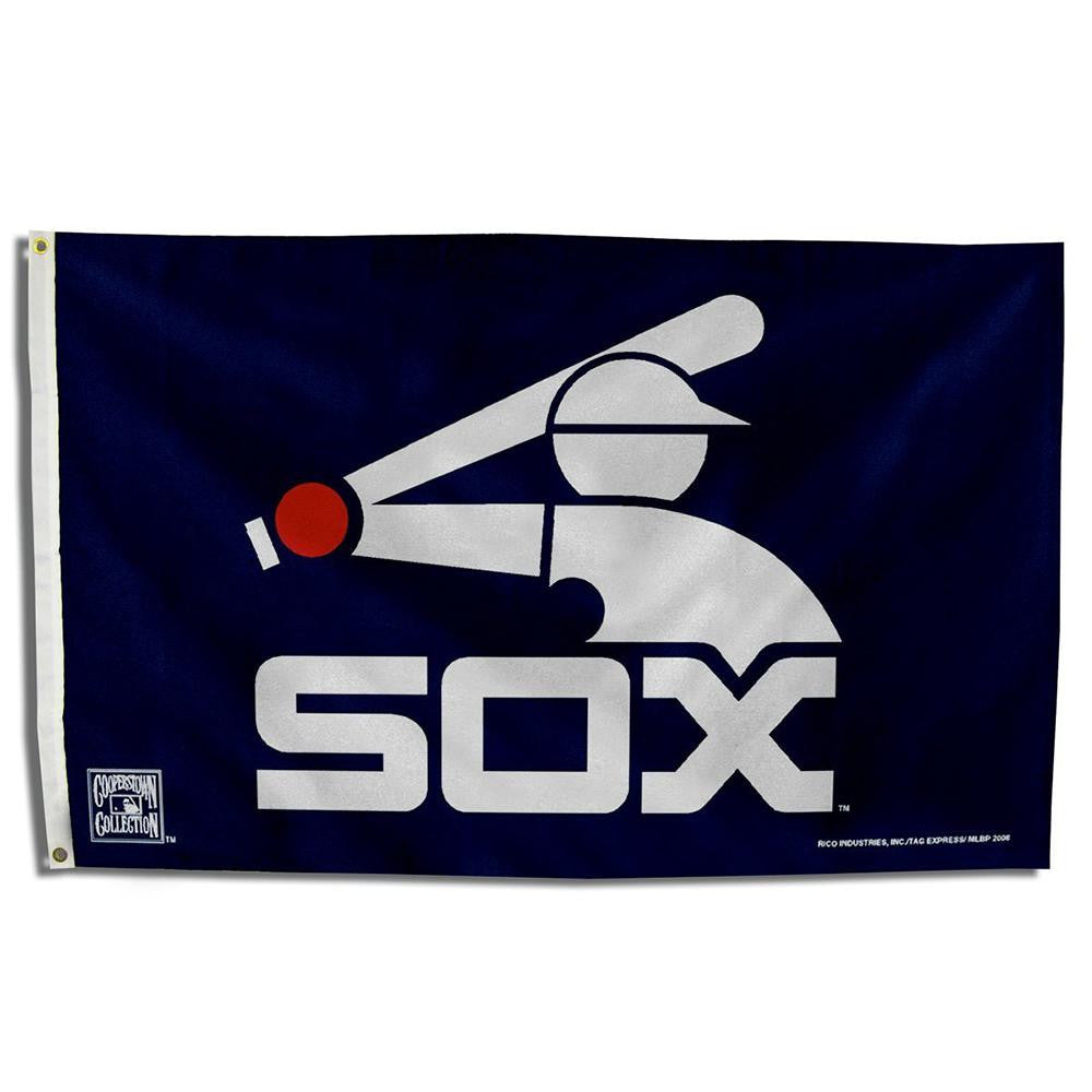 Chicago White Sox MLB 3ft x 5ft Banner Flag (Cooperstown Batterman)