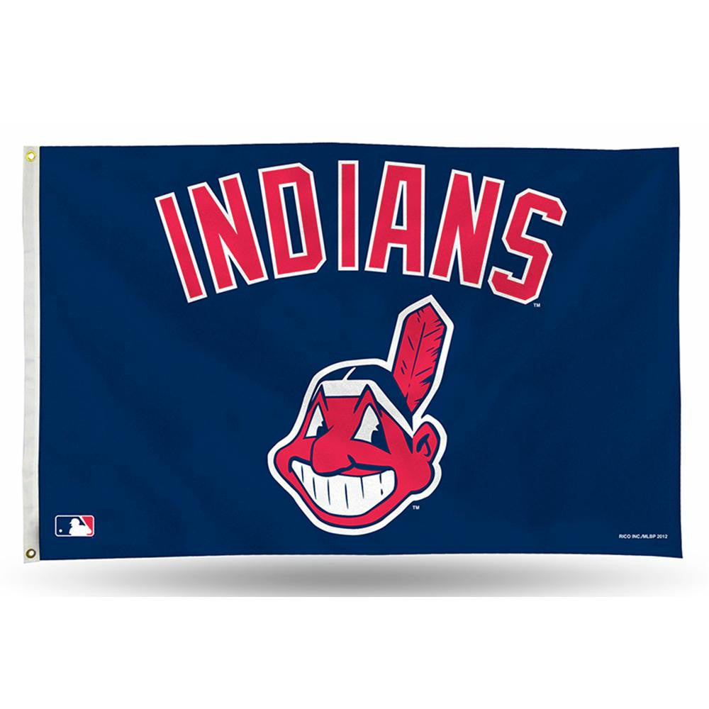 Cleveland Indians MLB 3in x 5in Banner Flag