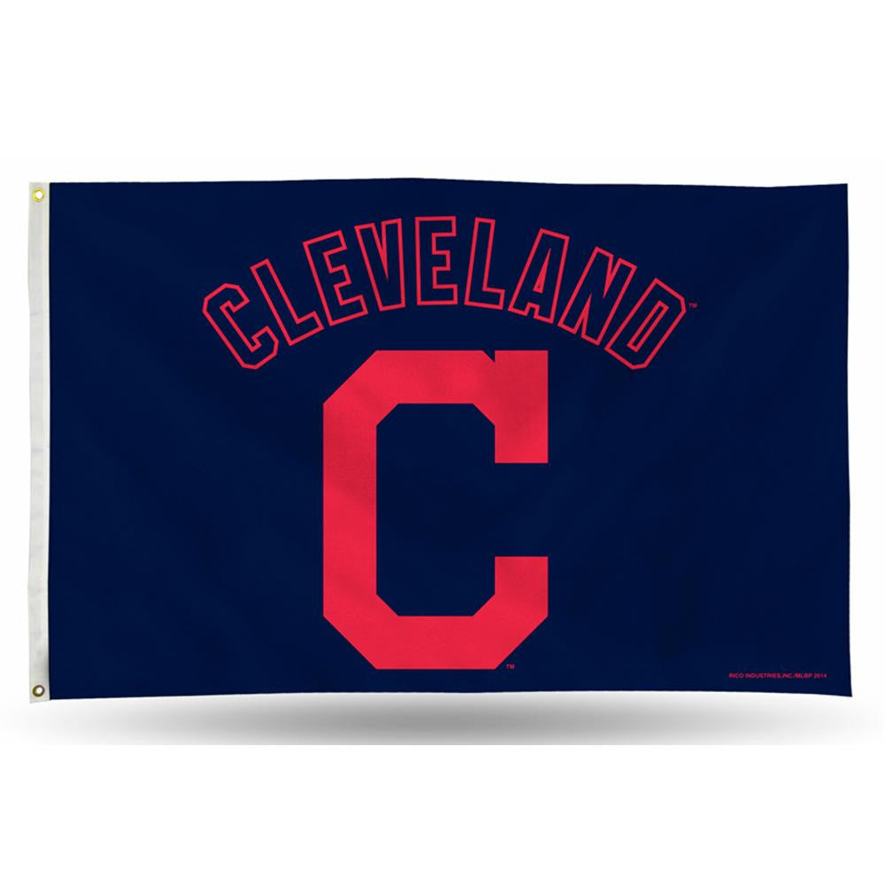 Cleveland Indians MLB 3in x 5in Banner Flag