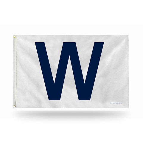 Chicago Cubs MLB 3ft x 5ft Banner Flag (Cooperstown W)