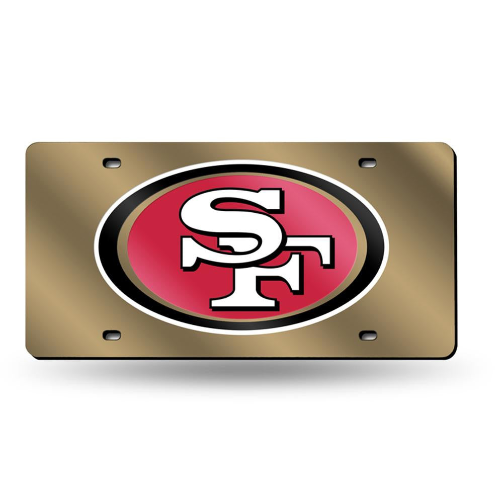 San Francisco 49ers NFL Laser Cut License Plate Tag