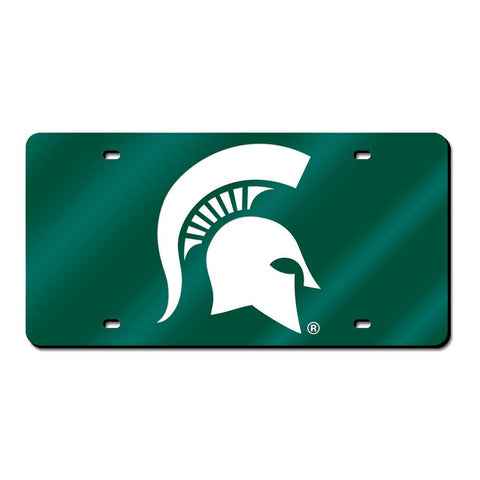 Michigan State Spartans NCAA Laser Cut License Plate Cover