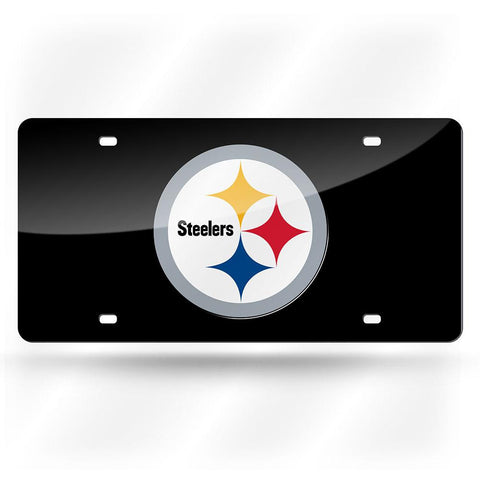Pittsburgh Steelers NFL Laser Cut License Plate Cover Colored