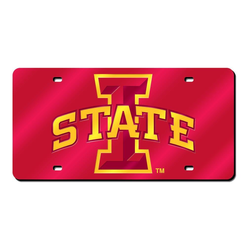 Iowa State Cyclones NCAA Laser Cut License Plate Cover