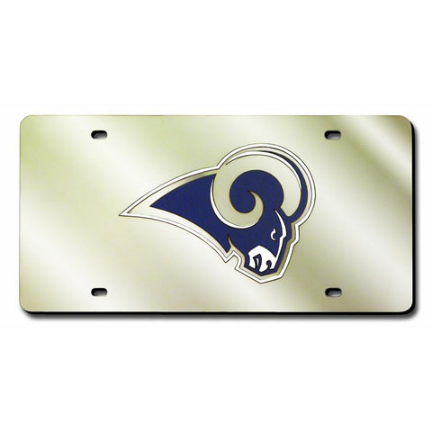 Los Angeles Rams NFL Laser Cut License Plate Cover