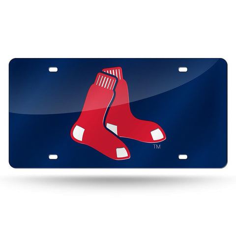 Boston Red Sox MLB Laser Cut License Plate Tag
