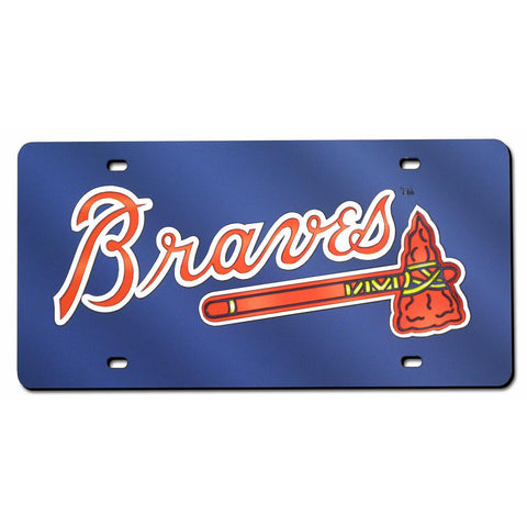 Atlanta Braves MLB Laser Cut License Plate Cover