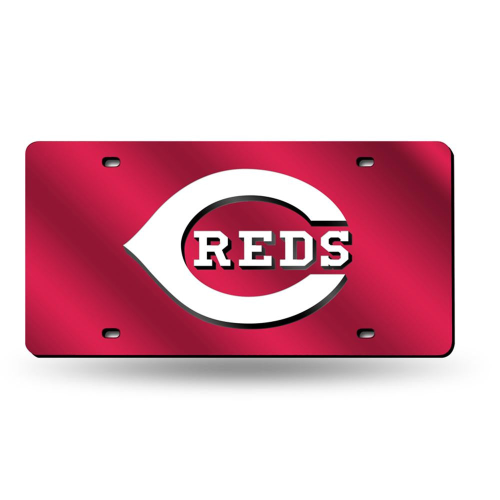Cincinnati Reds MLB Laser Cut License Plate Tag