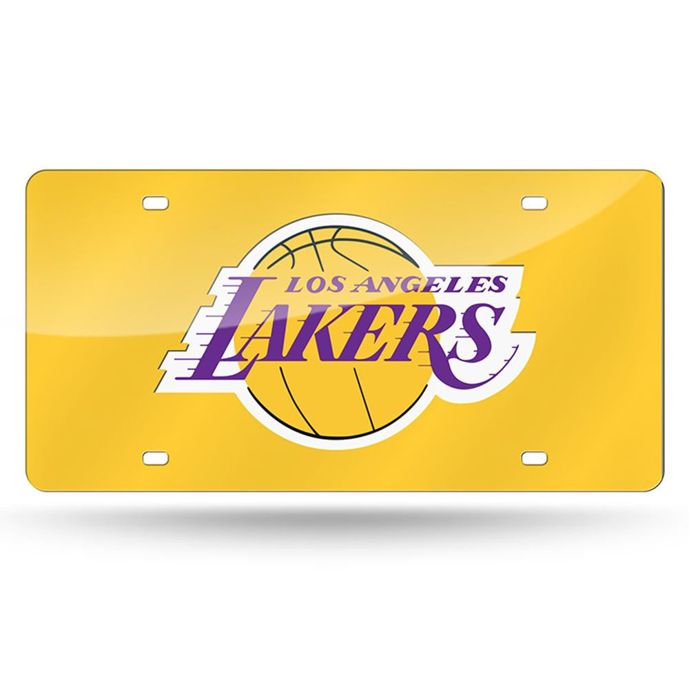 Los Angeles Lakers NBA Laser Cut License Plate Cover Colored