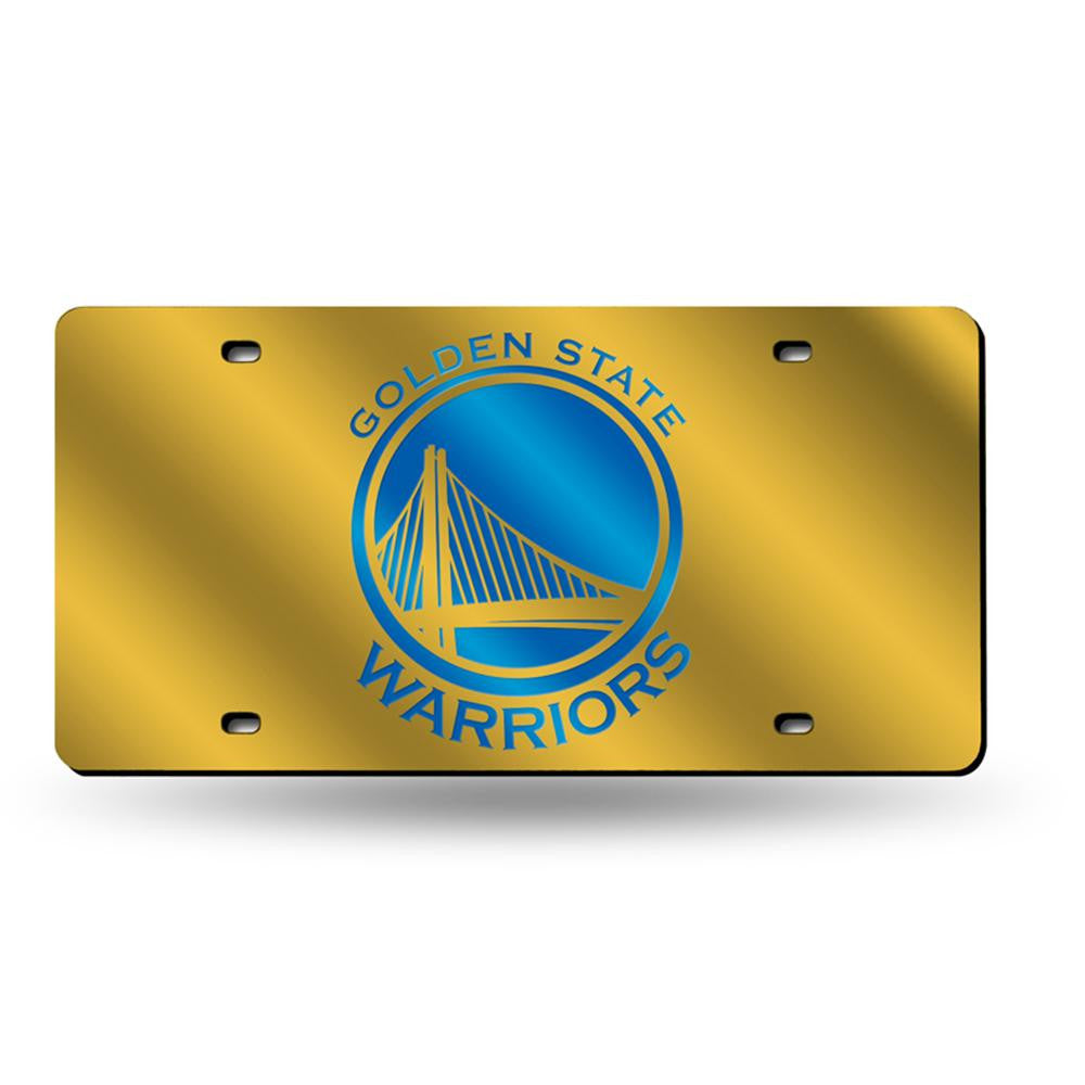 Golden State Warriors NBA Laser Cut License Plate Tag