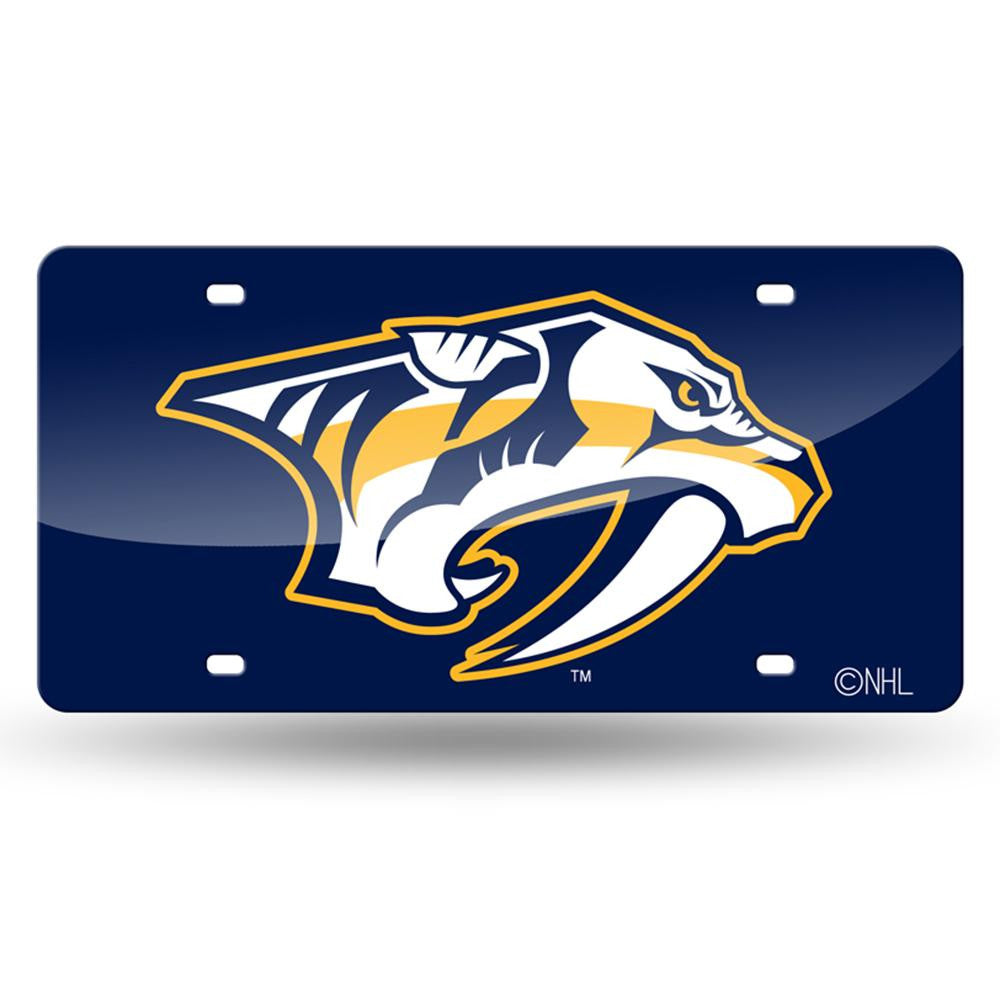 Nashville Predators NHL Laser Cut License Plate Tag