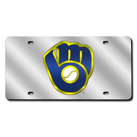 Milwaukee Brewers MLB Laser Cut License Plate Cover