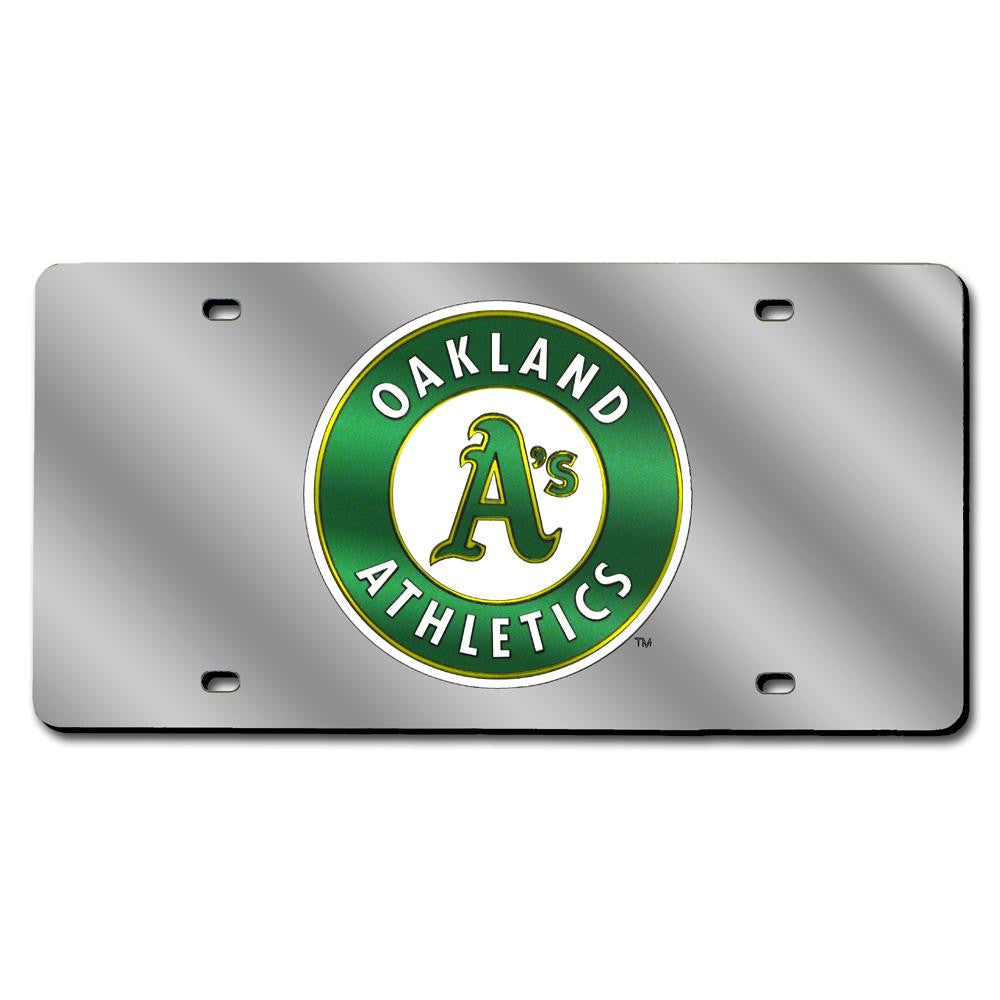 Oakland Athletics MLB Laser Cut License Plate Cover