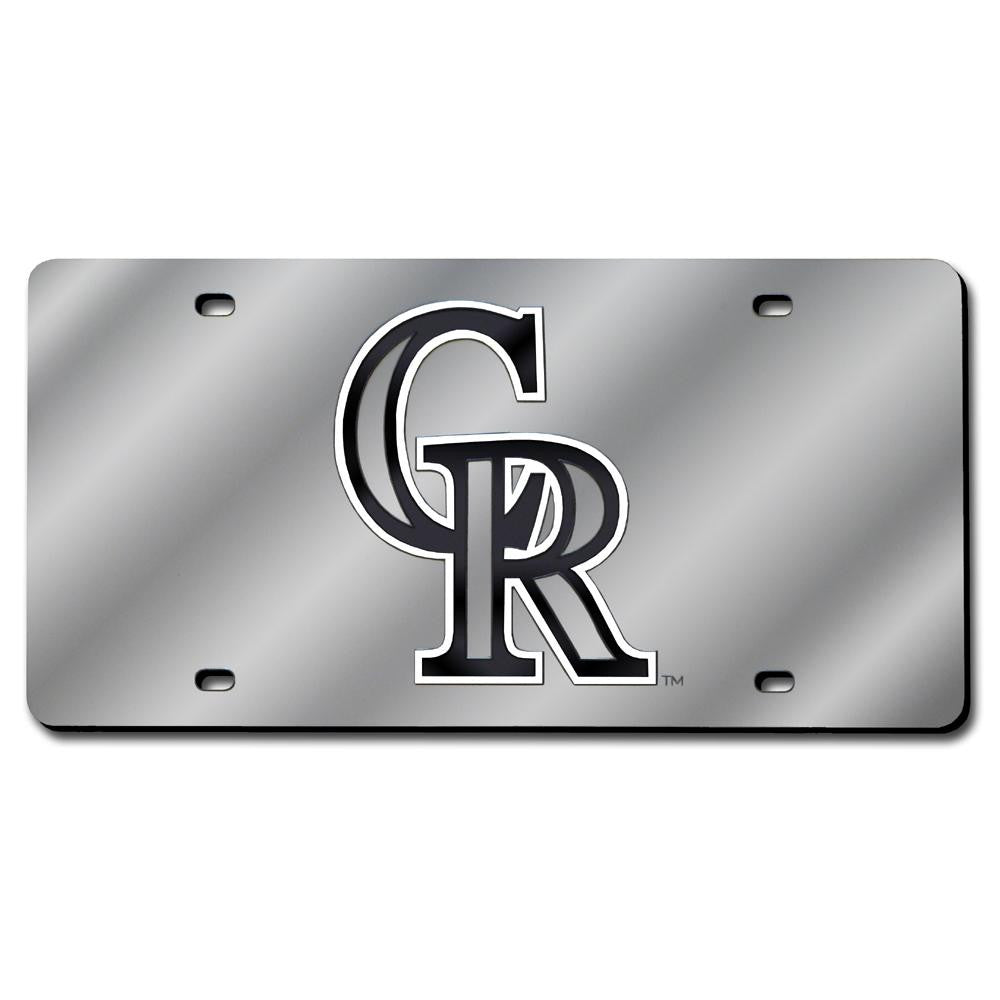 Colorado Rockies MLB Laser Cut License Plate Cover