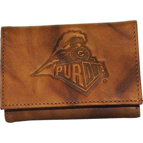 Purdue Boilermakers NCAA Manmade Leather Tri-Fold