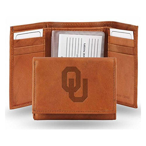 Oklahoma Sooners NCAA Manmade Leather Tri-Fold