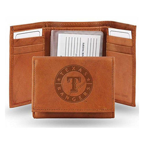 Texas Rangers MLB Manmade Leather Tri-Fold